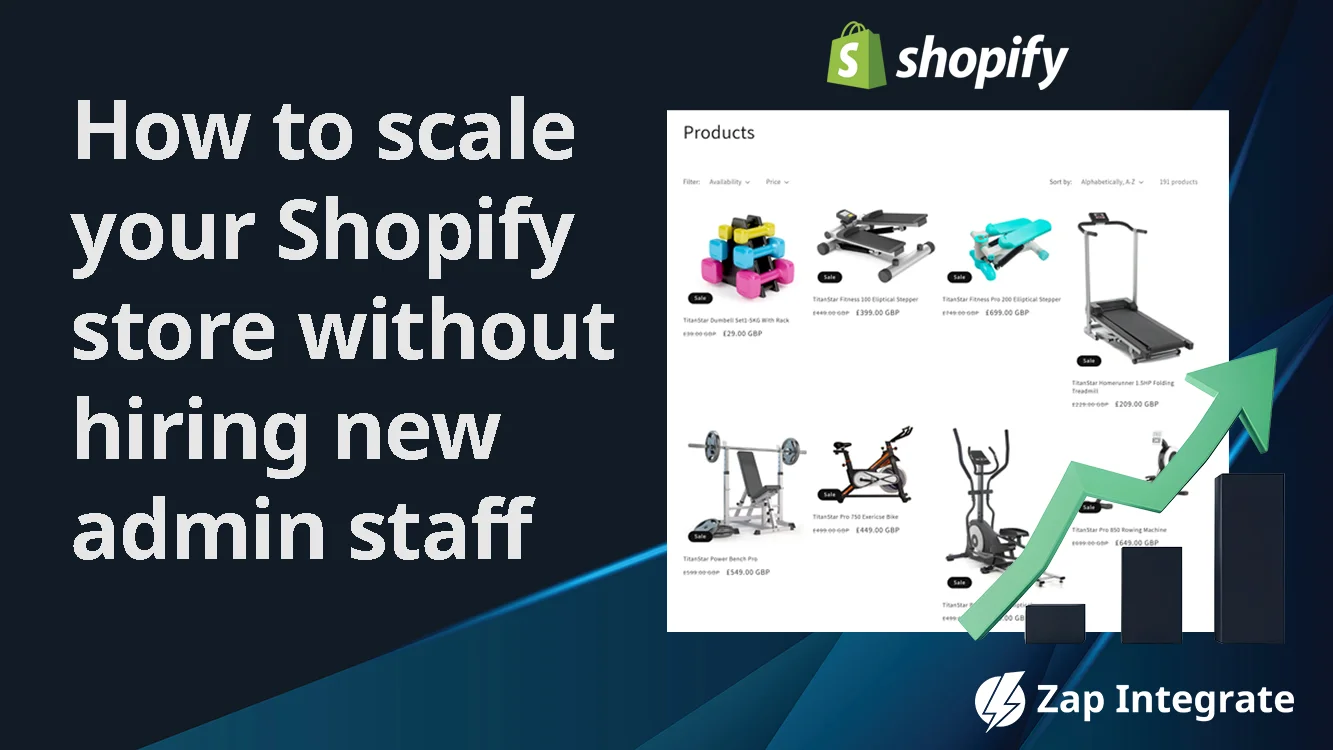 Scaling Shopify store illustration
