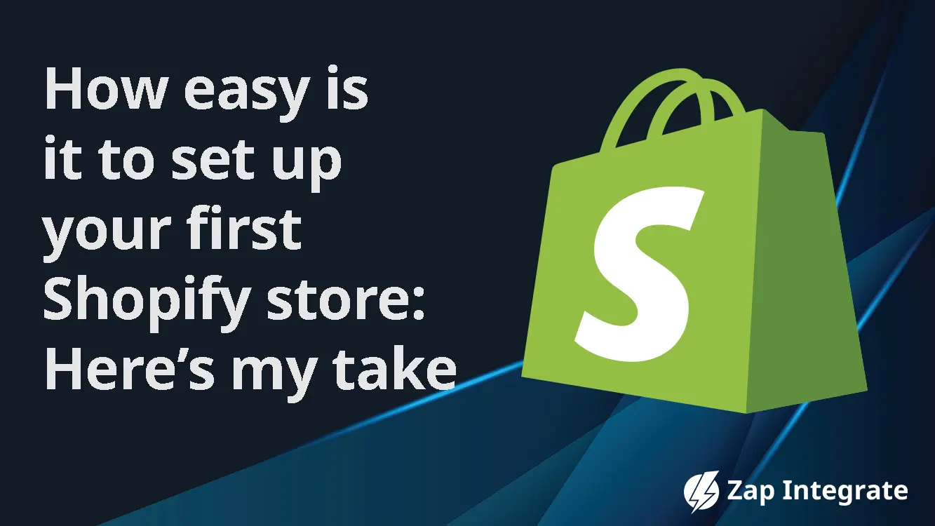 Setting up your first Shopify store