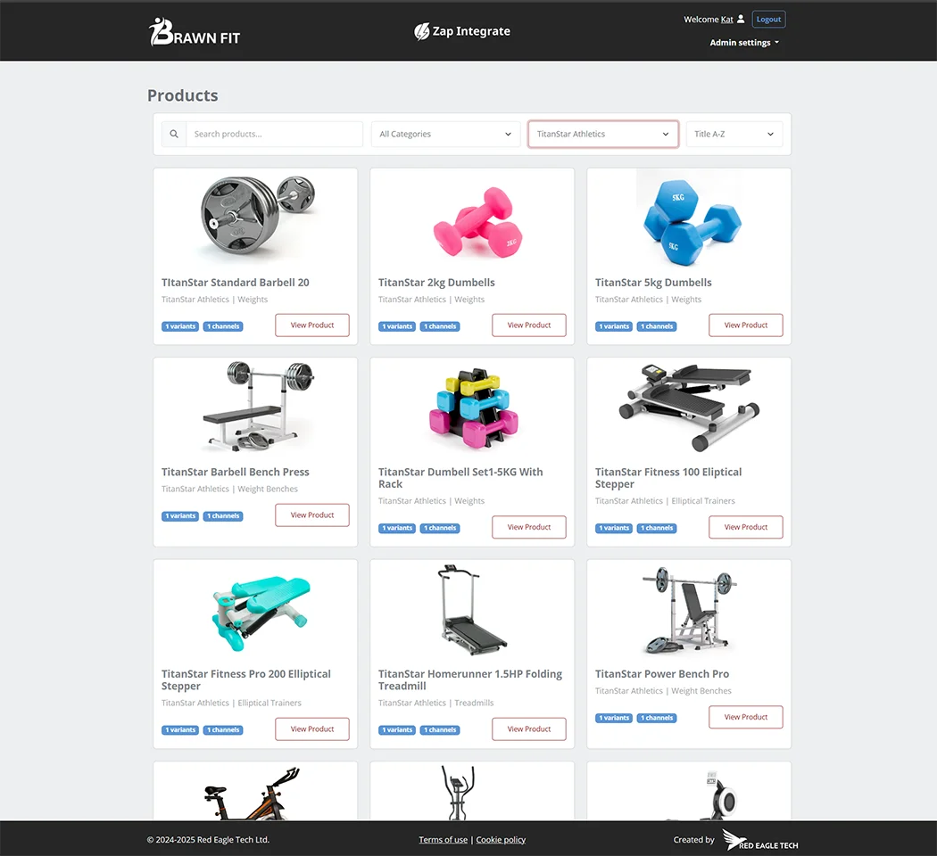 Zap Integrate Dashboard View 3